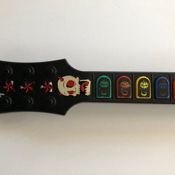 Xbox 360 Guitar Hero Gibson Les Paul Guitar Controller Bundle 6 Games RockBand, - Picture 5 of 9